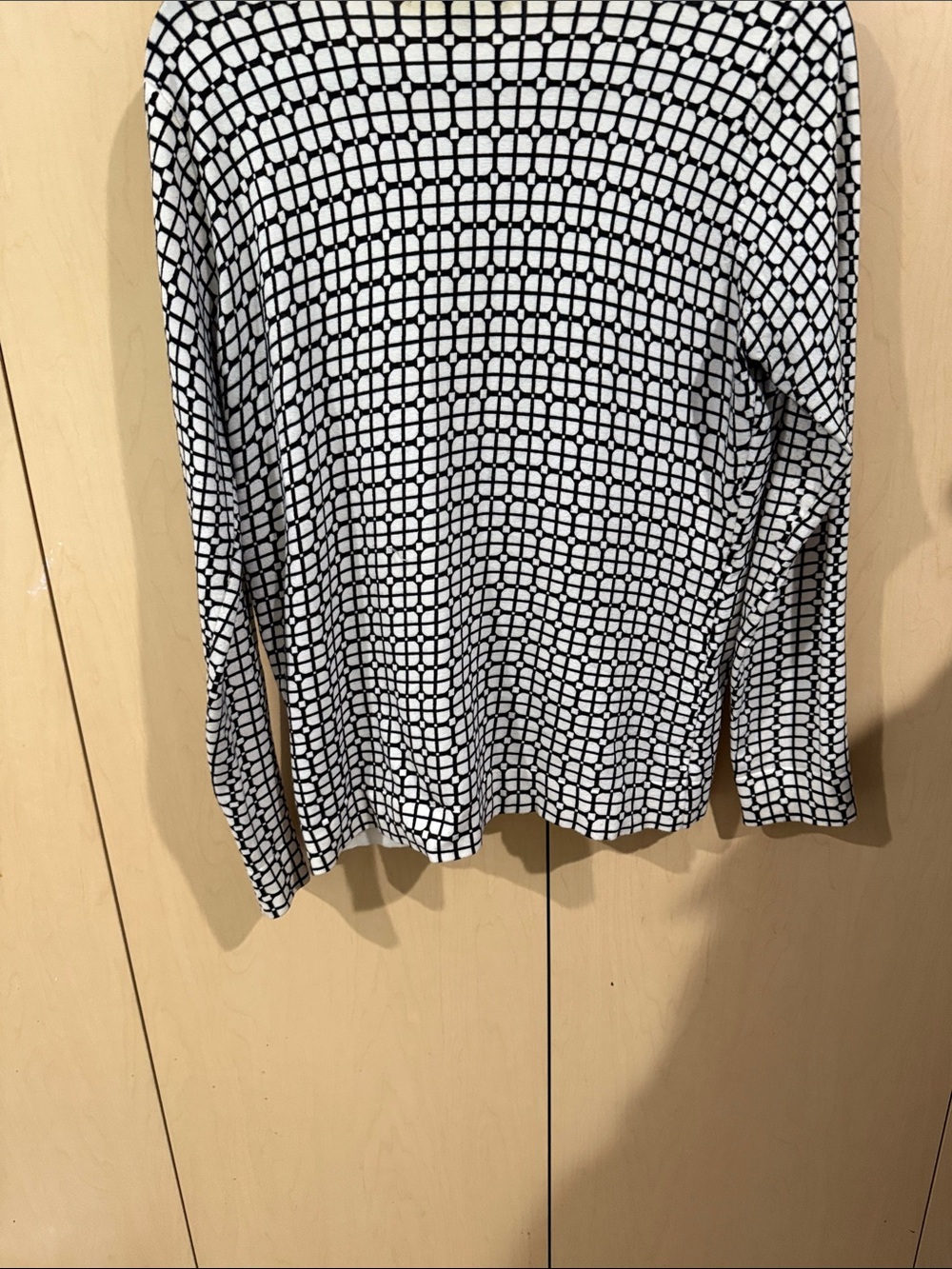 august silk Black & White Geometric Button-Up Top - Picture 7 of 7